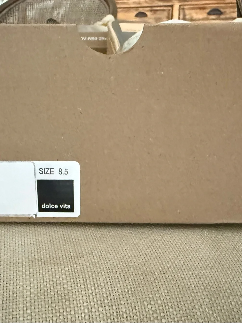 NIB DOLCE VITA LICHIA HEELS NATURAL BEAUTIFUL VERSATILE WORN ONCE - Picture 9 of 10